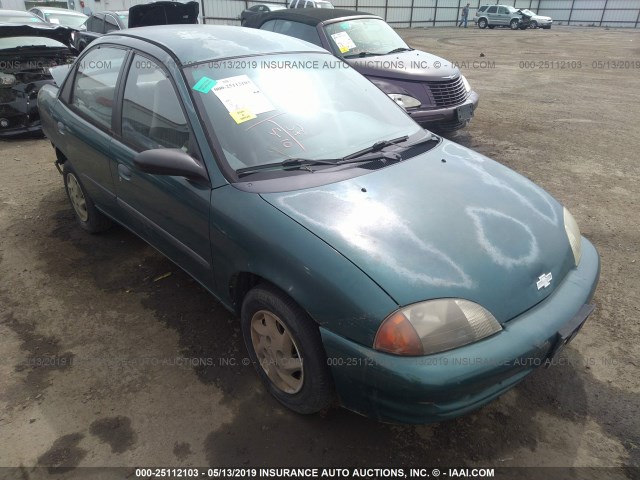 2C1MR5221W6719256 - 1998 CHEVROLET METRO LSI GREEN photo 1