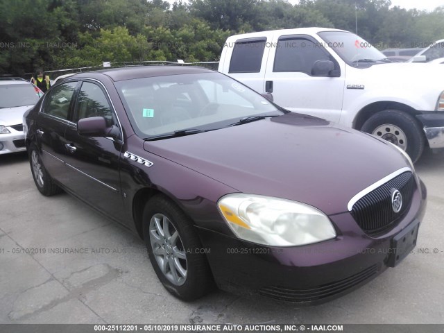 1G4HR57YX6U162331 - 2006 BUICK LUCERNE CXL MAROON photo 1