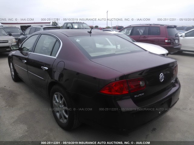 1G4HR57YX6U162331 - 2006 BUICK LUCERNE CXL MAROON photo 3