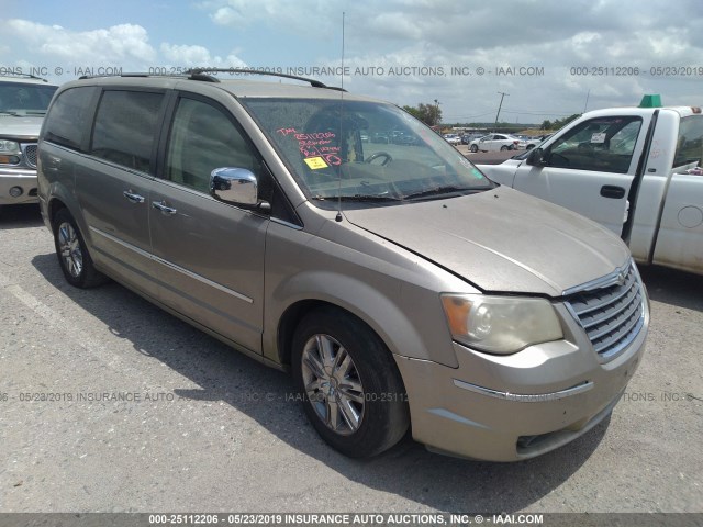 2A8HR64X68R663523 - 2008 CHRYSLER TOWN & COUNTRY LIMITED GOLD photo 1