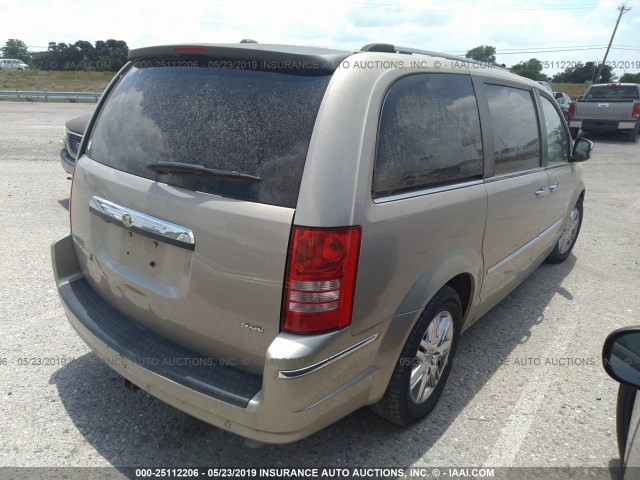 2A8HR64X68R663523 - 2008 CHRYSLER TOWN & COUNTRY LIMITED GOLD photo 4