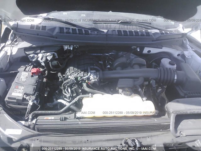 1FTMF1CB4JKC15759 - 2018 FORD F150 WHITE photo 10