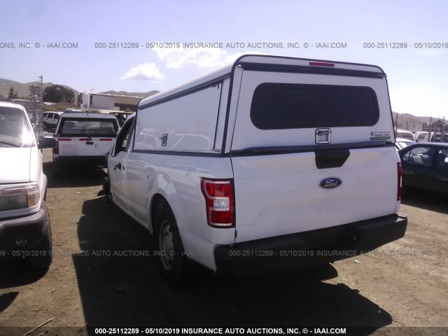 1FTMF1CB4JKC15759 - 2018 FORD F150 WHITE photo 3