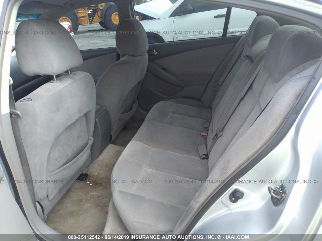 1N4AL21E98C160427 - 2008 NISSAN ALTIMA 2.5/2.5S SILVER photo 8