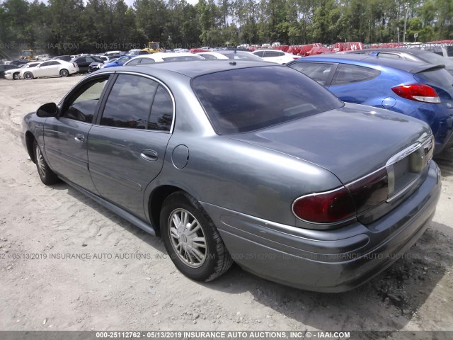 1G4HP52K45U161084 - 2005 BUICK LESABRE CUSTOM GRAY photo 3