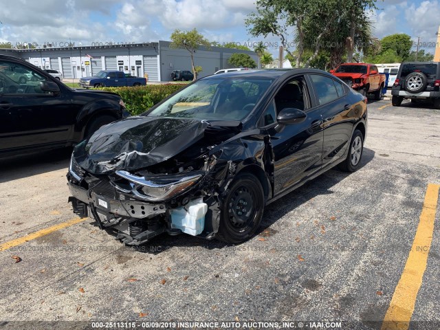 1G1BC5SM2J7238334 - 2018 CHEVROLET CRUZE LS BLACK photo 2