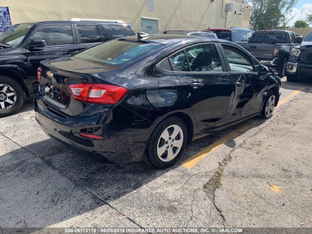 1G1BC5SM2J7238334 - 2018 CHEVROLET CRUZE LS BLACK photo 4