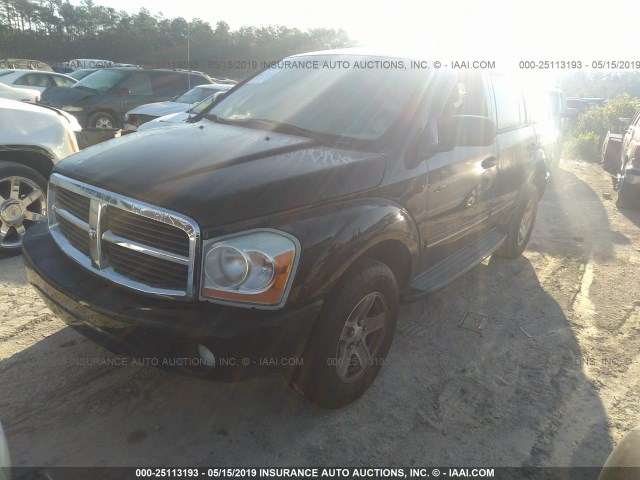 1D4HB58D54F207877 - 2004 DODGE DURANGO LIMITED BLACK photo 2