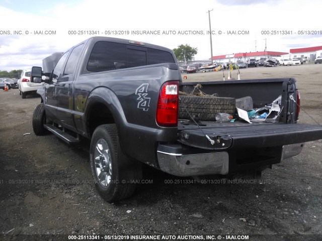 1FT7W2BT3FEA73715 - 2015 FORD F250 SUPER DUTY GRAY photo 8