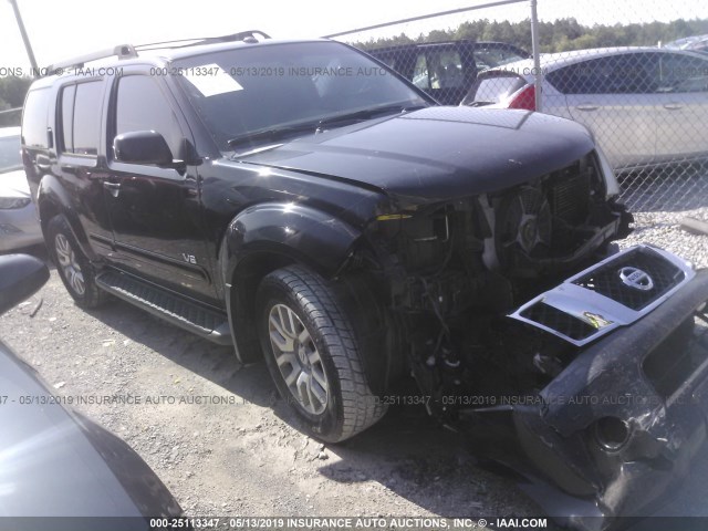 5N1BR18A78C615426 - 2008 NISSAN PATHFINDER LE/SE BLACK photo 1