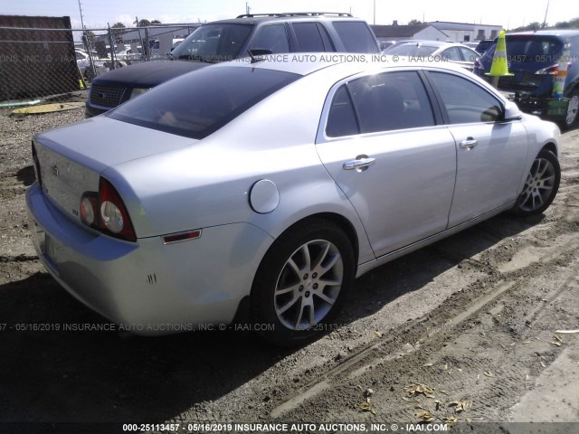 1G1ZE5E71AF245098 - 2010 CHEVROLET MALIBU LTZ SILVER photo 4