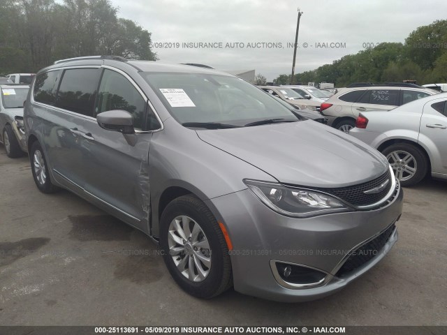 2C4RC1BG2JR110361 - 2018 CHRYSLER PACIFICA TOURING L SILVER photo 1