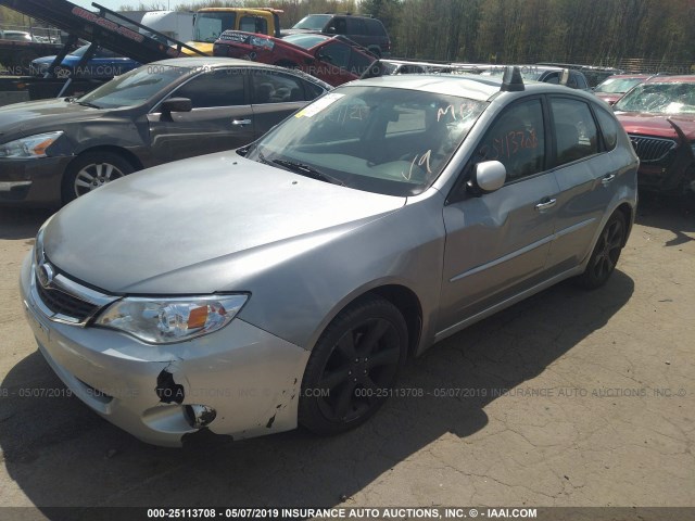 JF1GH63629G818303 - 2009 SUBARU IMPREZA OUTBACK SPORT SILVER photo 2