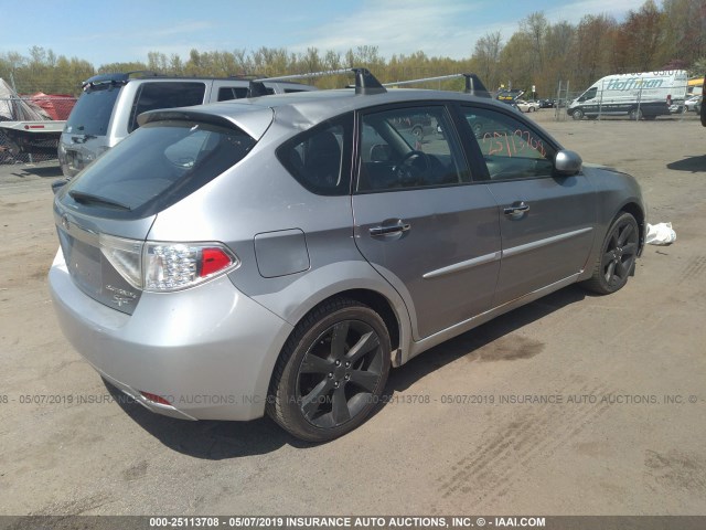 JF1GH63629G818303 - 2009 SUBARU IMPREZA OUTBACK SPORT SILVER photo 4