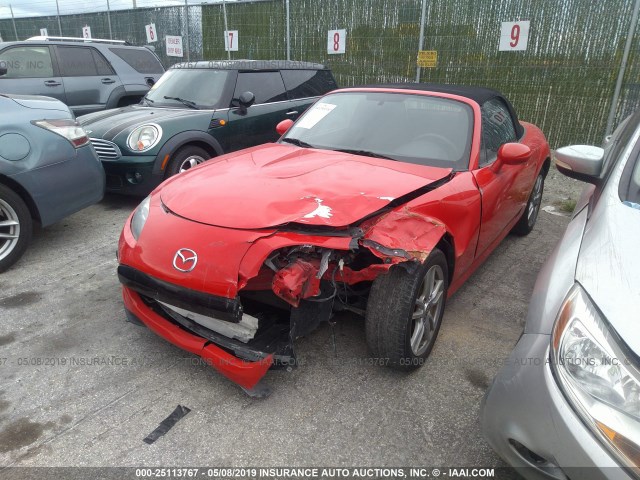 JM1NC2JF2F0242731 - 2015 MAZDA MX-5 MIATA RED photo 2