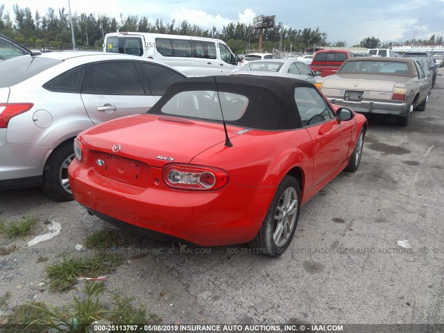 JM1NC2JF2F0242731 - 2015 MAZDA MX-5 MIATA RED photo 4