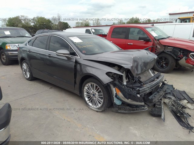 3FA6P0H96ER381777 - 2014 FORD FUSION SE ნაცრისფერი ფოტო 1