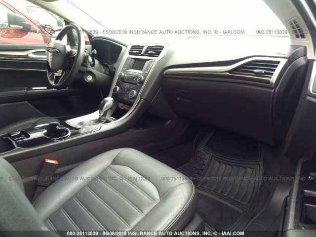 3FA6P0H96ER381777 - 2014 FORD FUSION SE ნაცრისფერი ფოტო 5