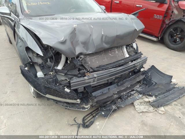 3FA6P0H96ER381777 - 2014 FORD FUSION SE ნაცრისფერი ფოტო 6