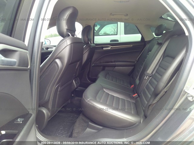 3FA6P0H96ER381777 - 2014 FORD FUSION SE ნაცრისფერი ფოტო 8