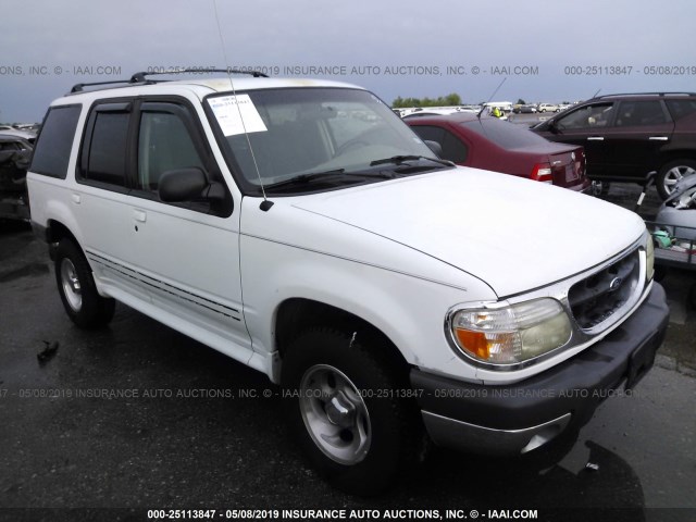 1FMZU63E51ZA09310 - 2001 FORD EXPLORER XLT WHITE photo 1