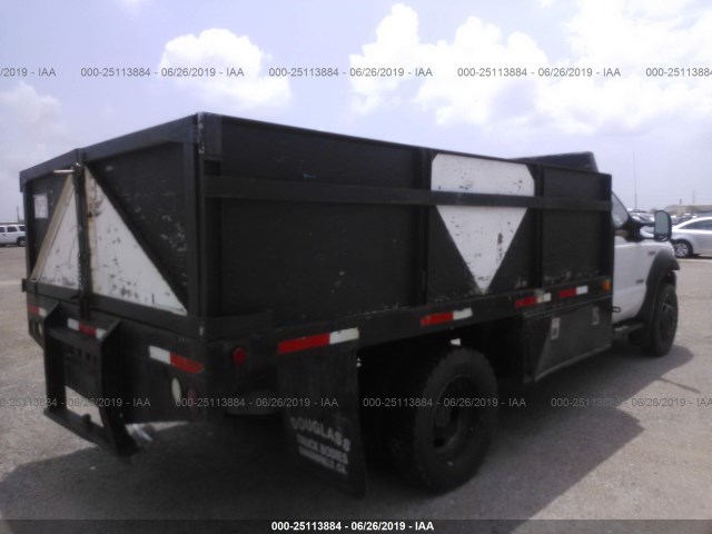 1FDXF46P86EA03440 - 2006 FORD F450 WHITE photo 4