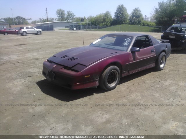 1G2FW2186JL233040 - 1988 PONTIAC FIREBIRD TRANS AM/GTA RED photo 2