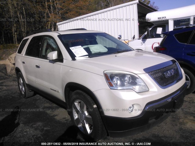 1GKER33757J132668 - 2007 GMC ACADIA SLT-2 WHITE photo 1