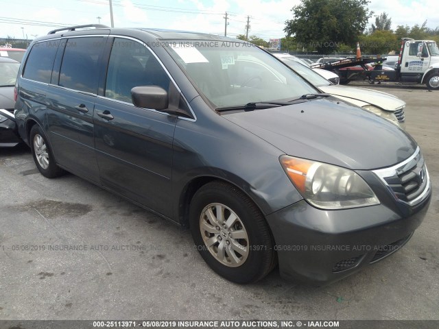 5FNRL3H66AB092260 - 2010 HONDA ODYSSEY EXL GRAY photo 1