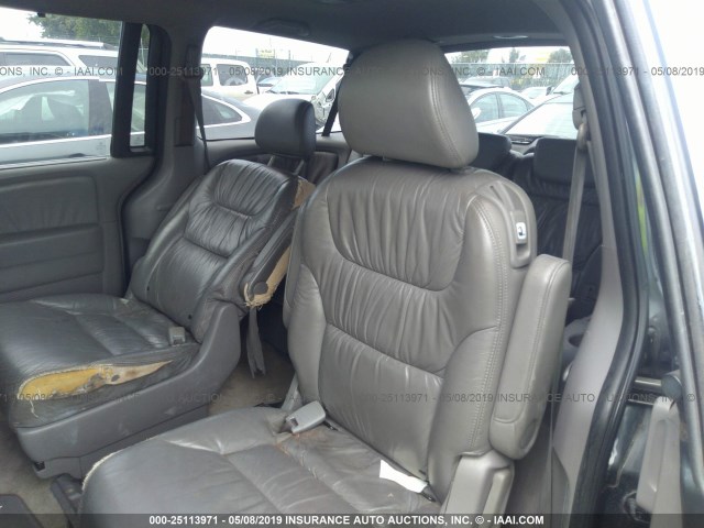 5FNRL3H66AB092260 - 2010 HONDA ODYSSEY EXL GRAY photo 8