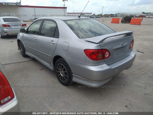 1NXBR32E86Z618463 - 2006 TOYOTA COROLLA CE/LE/S SILVER photo 3