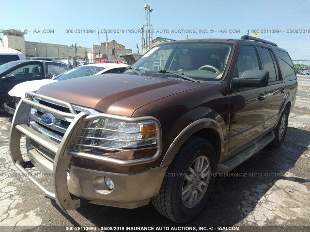 1FMJU1H53BEF38496 - 2011 FORD EXPEDITION XLT/KING RANCH BROWN photo 2