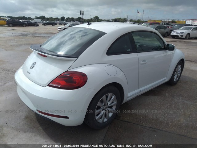 3VWFD7AT6KM705592 - 2019 VOLKSWAGEN BEETLE S/FINAL EDITION SE/FINAL WHITE photo 4