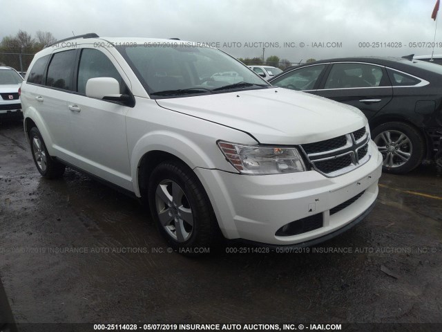 3D4PH1FG8BT502197 - 2011 DODGE JOURNEY MAINSTREET WHITE photo 1