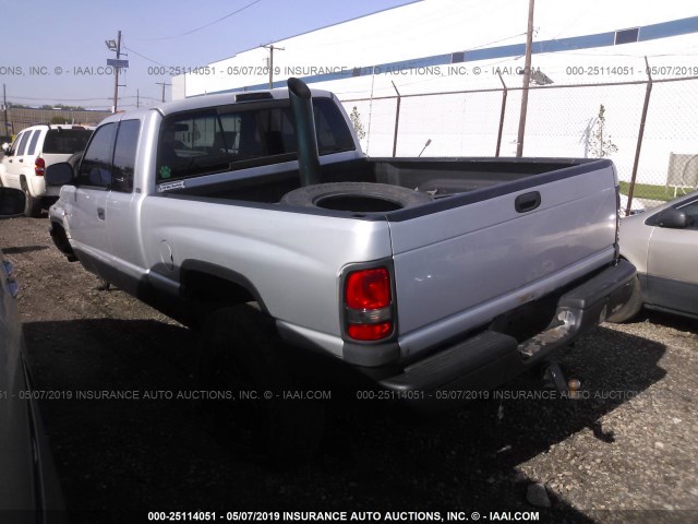 3B7KF23622M243926 - 2002 DODGE RAM 2500 SILVER photo 3