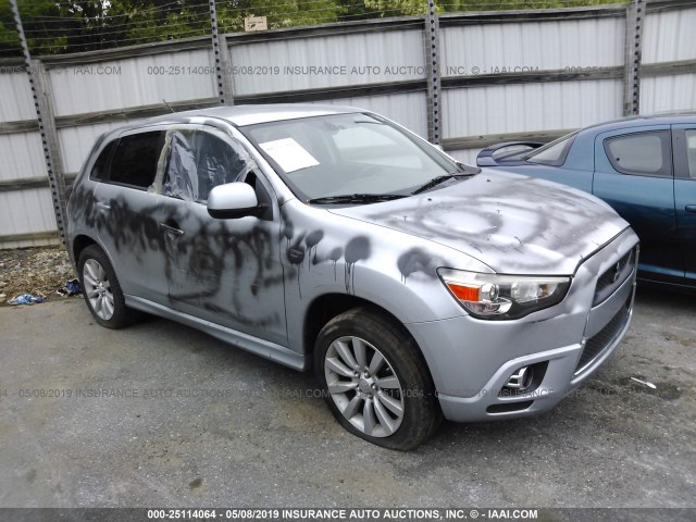 JA4AR4AU3BZ017919 - 2011 MITSUBISHI OUTLANDER SPORT  SILVER photo 1