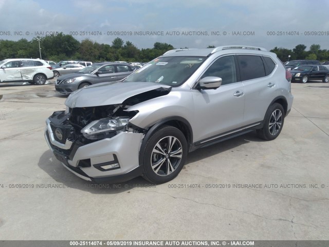 JN8AT2MV4JW318350 - 2018 NISSAN ROGUE S/SL/SV SILVER photo 2