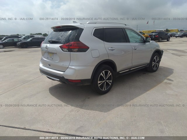 JN8AT2MV4JW318350 - 2018 NISSAN ROGUE S/SL/SV SILVER photo 4