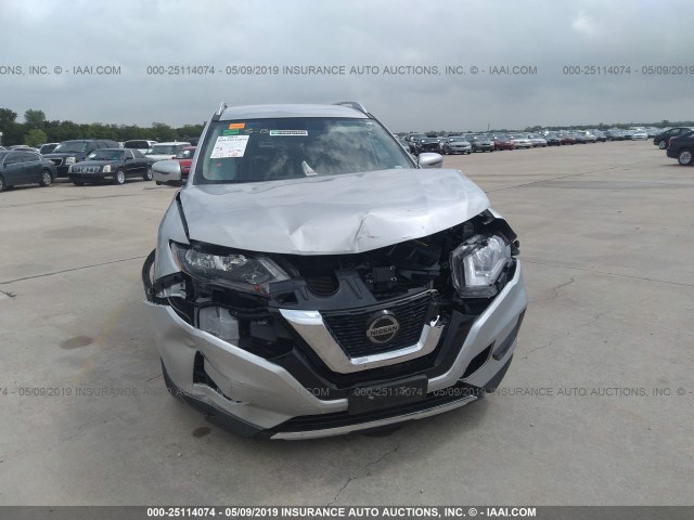 JN8AT2MV4JW318350 - 2018 NISSAN ROGUE S/SL/SV SILVER photo 6