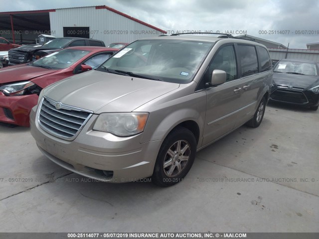 2A8HR54149R631709 - 2009 CHRYSLER TOWN & COUNTRY TOURING BEIGE photo 2
