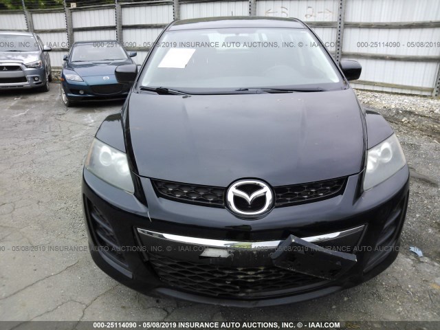 JM3ER2WM7A0312004 - 2010 MAZDA CX-7 BLACK photo 6