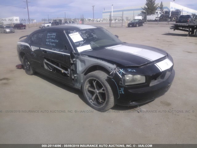 2B3KA43G16H401245 - 2006 DODGE CHARGER SE/SXT BLACK photo 1