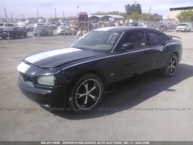 2B3KA43G16H401245 - 2006 DODGE CHARGER SE/SXT BLACK photo 2