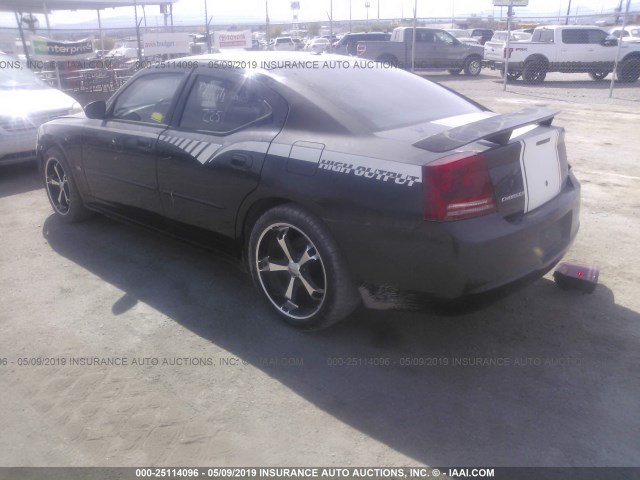 2B3KA43G16H401245 - 2006 DODGE CHARGER SE/SXT BLACK photo 3