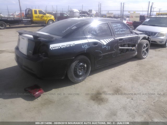 2B3KA43G16H401245 - 2006 DODGE CHARGER SE/SXT BLACK photo 4