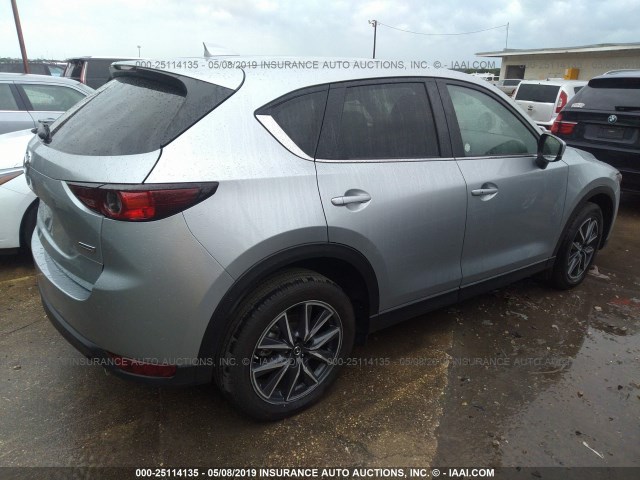 JM3KFACM1J0319699 - 2018 MAZDA CX-5 TOURING SILVER photo 4