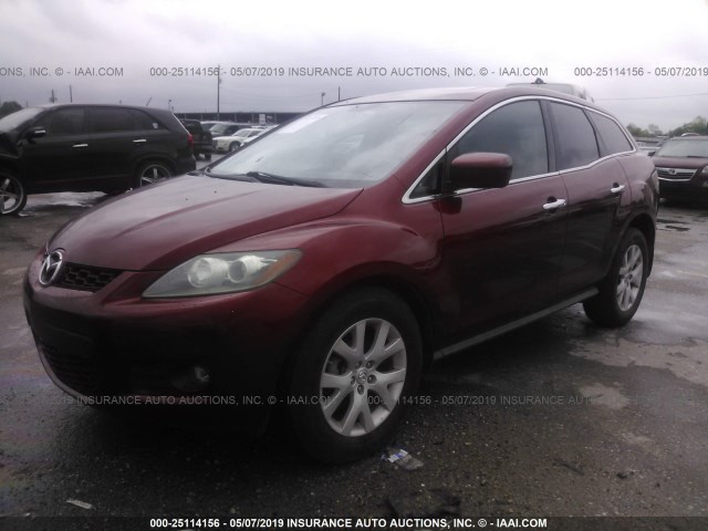 JM3ER293480175410 - 2008 MAZDA CX-7 RED photo 2