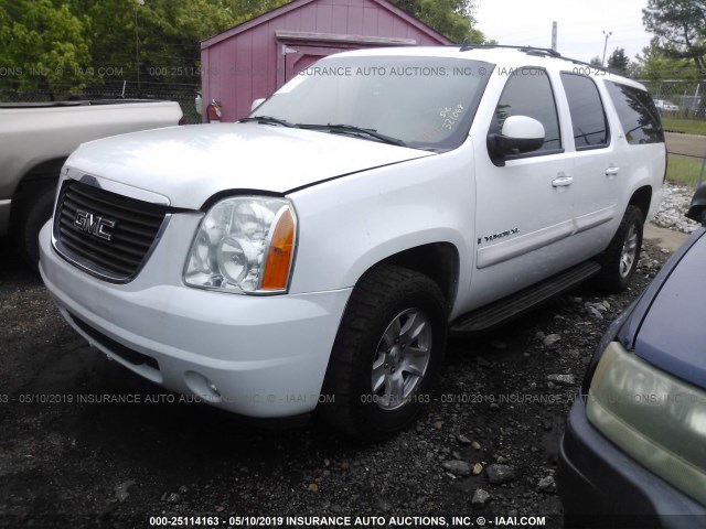 1GKFC16057J321068 - 2007 GMC YUKON XL C1500 WHITE photo 2