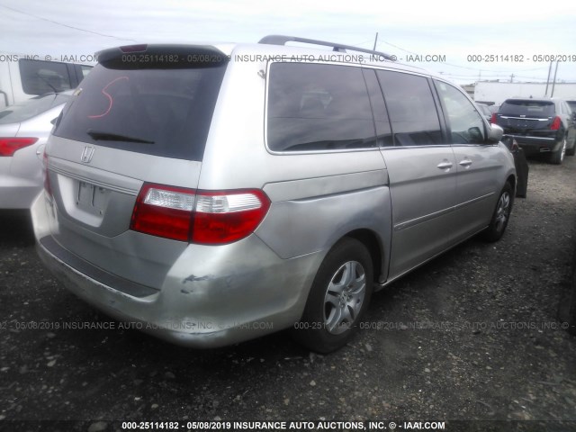 5FNRL38637B408173 - 2007 HONDA ODYSSEY EXL BEIGE photo 4