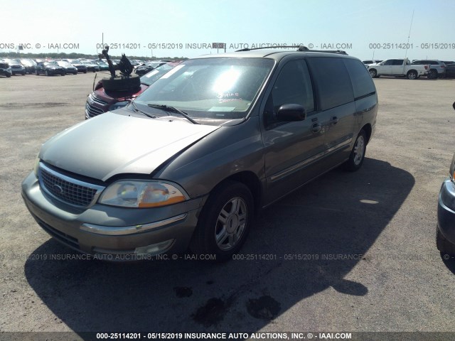 2FMZA52492BA07480 - 2002 FORD WINDSTAR SE GREEN photo 2